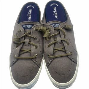 SPERRY TOP SIDER STS84170  WOMENS SIZE 10• Gray Slides